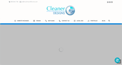 Desktop Screenshot of cleanerdesigns.com