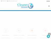 Tablet Screenshot of cleanerdesigns.com